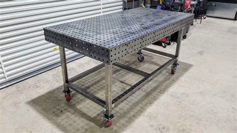 best sheet metal for welding table|welding fixture table top.